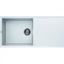 Elleci LGT48068 - Lavello tekno 480, 100X50, 1VG, bianco