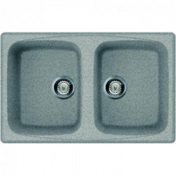 Elleci LGM35055 - Lavello master 350, 79x50, 2V, grigio pietra