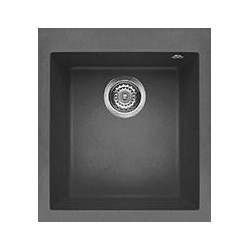 Elleci LKQ10099 - Lavello quadra 100, 41X50, 1V, dark grey