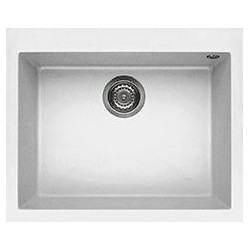 Elleci LGQ11068 - Lavello quadra 110, 61x50, 1V, bianco