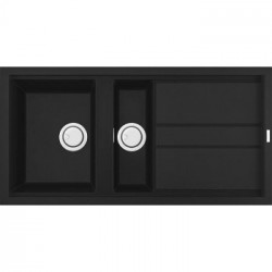 Elleci LGB47540 - Lavello best 475, 100x51, 1½VG, nero