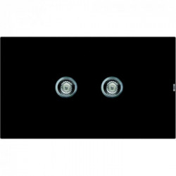 Elleci LGL45054 - Lavello living 450, 86X50, 2V, nero pietra