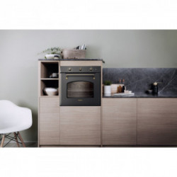 Hotpoint FIT 834 AN HA - Forno Elettrico da Incasso, 59.5 cm, 73 Litri, Antracite, Classe A