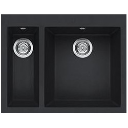 Elleci LGQ15059 - Lavello quadra 150, 59x50, 2V, antracite