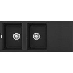 Elleci LGY50040 - Lavello easy 500, 116X50, 2VG, nero