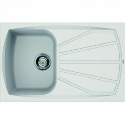 Elleci LGL30068 - Lavello living 300, 79X50, 1VG, bianco