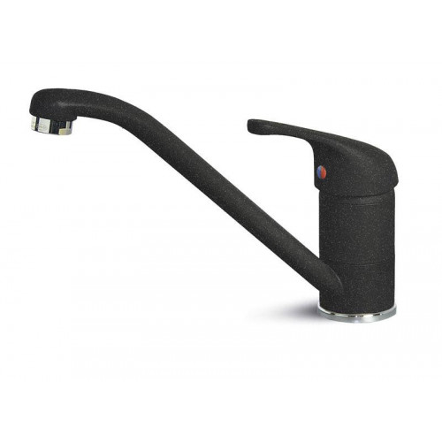 Elleci MGKMIN54 - Miscelatore minerva, nero pietra