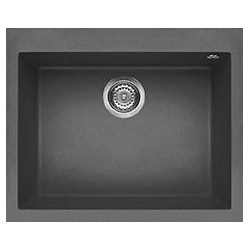 Elleci LKQ11099 - Lavello quadra 110, 61X50, 1V, dark grey