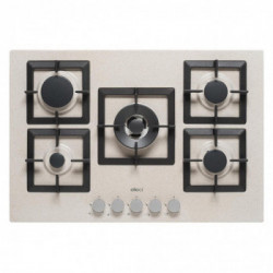 Elleci PGSP75151CS - Piano cottura PLANO, 75 cm, 5 Fuochi