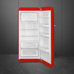 Smeg FAB28RRD5 - Frigorifero Monoporta Anni '50, Rosso, 270 Litri, 60 cm, Cerniere a Destra, Classe D (A+++)