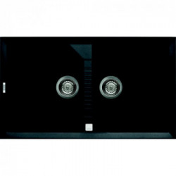 Elleci LGT45059 - Lavello tekno 450, 86X50, 2V, antracite