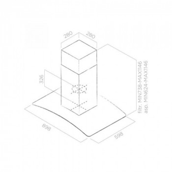 Elica REEF ISLAND IX/A/90 -... 2
