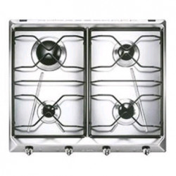 Smeg SV564-3 - Piano Cottura, Inox, 60 cm