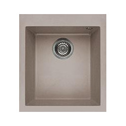 Elleci LGQ10043 - Lavello quadra 100, 41x50, 1V, tortora