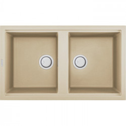 Elleci LKB45095 - Lavello best 450, 86X51, 2V, champagne
