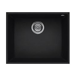 Elleci LKQ10586BSO - Lavello quadra 105, 54x44, 1V, black sottotop