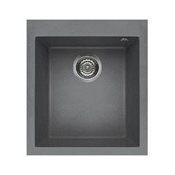 Elleci LMQ10073 - Lavello quadra 100, 41x50, 1V, titanium