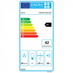 Elica NIKOLATESLA SWITCH BL/F/83 - Piano Induzione con Cappa Filtrante Integrata, Vetro Nero, 83 cm, PRF0146210, A+