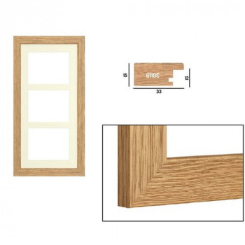 Cornice in legno di pino...