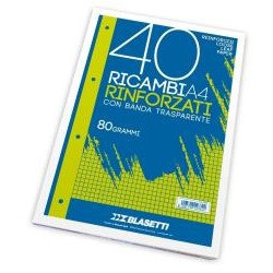 Blasetti 2339- carta milllimetrata A4 80 g/m² 40 fogli