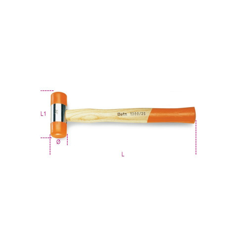 BETA 1390  MARTELLO PLASTICA.....D 22