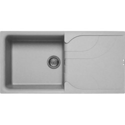 Elleci LME48079 - Lavello ego 480, 100X50, 1VG, aluminium