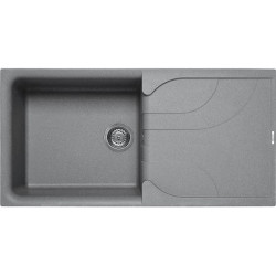 Elleci LME48073 - Lavello ego 480, 100X50, 1VG, titanium