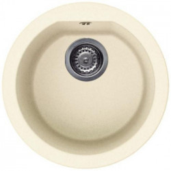 Elleci LGFROU62 - Lavello fox ROUND, 45, 1V, bianco antico