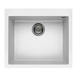 Elleci LGQ10568 - Lavello quadra 105, 57x50, 1V, bianco