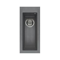 Elleci LMQ05073 - Lavello quadra 50, 23x50, 1V, titanium