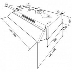 Smeg KSEIR92NE2 - Cappa Aspirante da Incasso, Nero, 90 cm, 235 m³/h, D