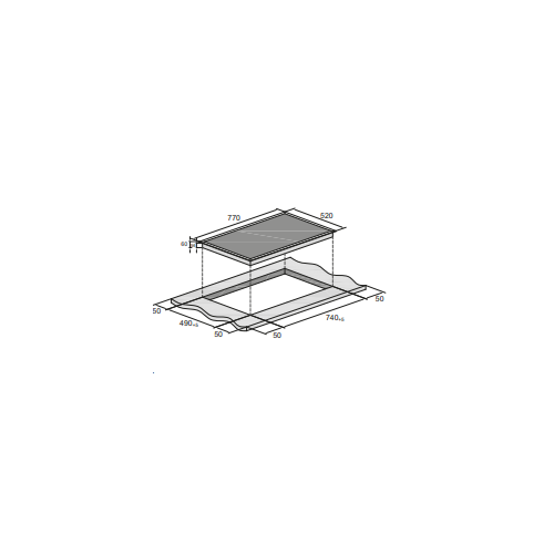 Candy CIFS85MCTT - Piano Cottura a Induzione,...