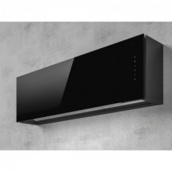 Elica RULES BL/F/120 - Cappa Filtrante a Parete, Nero, 700 m³/h, PRF0163753, A