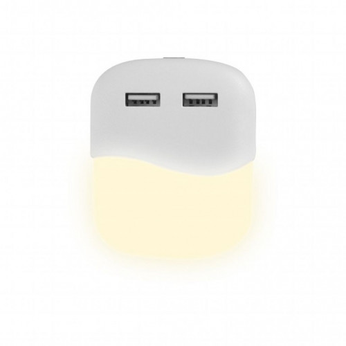 LED Night Light With USB Square 4000K