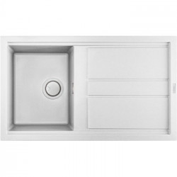Elleci LGB40068 - Lavello best 400, 86x51, 1VG, bianco
