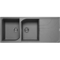 Elleci LGE50048 - Lavello ego 500, 116X50, 2VG, grigio cemento