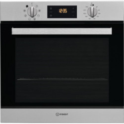 Indesit IFW 6544 IX - Forno Elettrico da Incasso, 71 Litri, Acciaio Inossidabile, 59.5 cm, Classe A