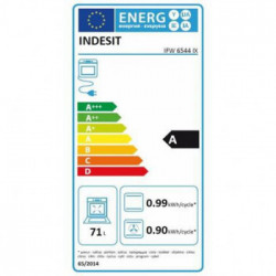 Indesit IFW 6544 IX - Forno Elettrico da Incasso, 71 Litri, Acciaio Inossidabile, 59.5 cm, Classe A