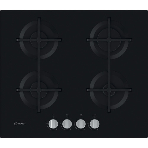 Indesit ING 61T/BK - Piano Cottura a Gas, 4...