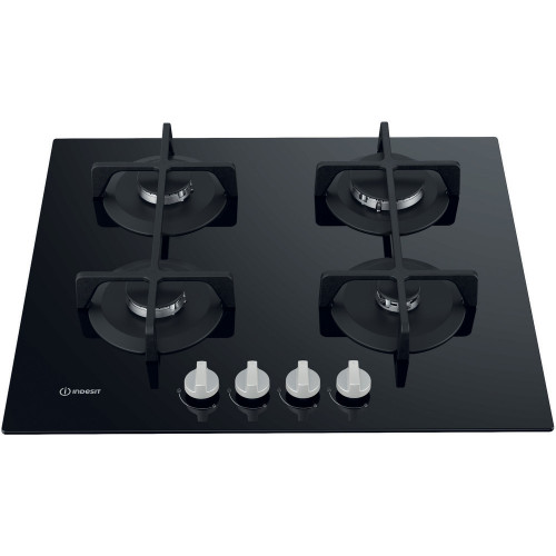 Indesit ING 61T/BK - Piano Cottura a Gas, 4...