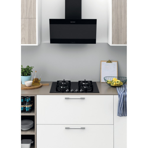 Indesit ING 61T/BK - Piano Cottura a Gas, 4...