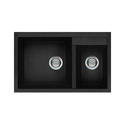 Elleci LGQ44040 - Lavello quadra 440, NERO, 40,