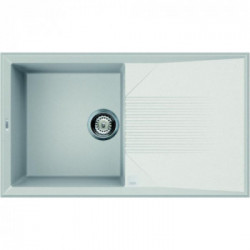 Elleci LGT40068 - Lavello tekno 400, 86X50, 1VG, bianco