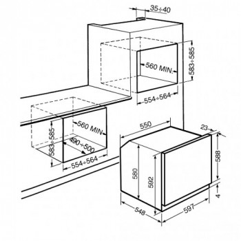 Smeg SF6400TVX - Forno... 2
