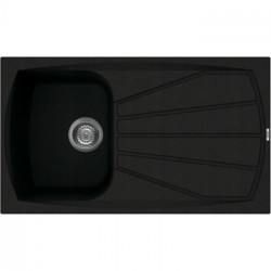 Elleci LGL40040 - Lavello living 400, 86X50, 1VG, nero