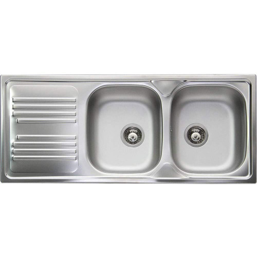 Smeg LYP116S - Lavello ad Incasso, 2 Vasche,...