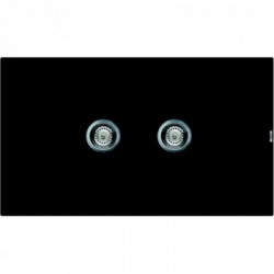 Elleci LGL45040 - Lavello living 450, 86X50, 2V, nero