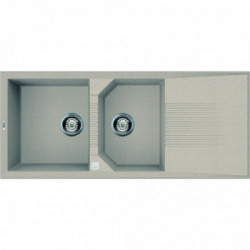 Elleci LGT50051 - Lavello tekno 500, 116X50, 2VG, avena