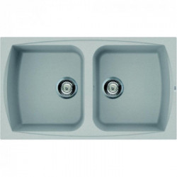 Elleci LML45079 - Lavello living 450, 86X50, 2V, aluminium