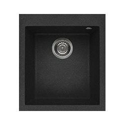 Elleci LGQ10054 - Lavello quadra 100, 41x50, 1V, nero pietra
